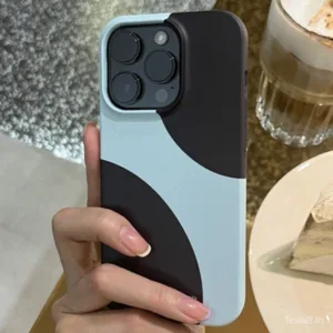 เคสโทรศัพท์วงกลมสีดำเคสโทรศัพท์สำหรับ iphone15pro 14PROMAX ป้องกันสิ่งสกปรก13pro 12/11เฉพาะกลุ่มแฟชั่น X/xsmax fldu
