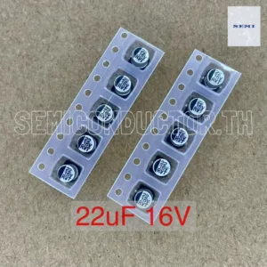 10ตัว C 22uF 16V 35V 50V VT UT RVT SMD Electrolytic Capacitor ตัวเก็บประจุ
