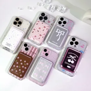 [i16] พร้อมส่ง T12S56 เคสชาร์จไร้สาย+กระเป๋าใส่บัตร Wallet Mag เคสแม่เหล็ก เคสไอโฟน สำหรับ iPhone case 11-16Pro