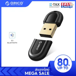 [ออก E-TAX ลดหย่อนภาษีได้] ORICO BTA-53 USB Bluetooth 5.3 Adapter โอริโก้ USB Bluetooth 5.3 รองรับ Windows 8/10/11