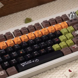 129 KEYS Love story R2 รุ ่ น keycap ความหนา 1.7 มม.โปรไฟล ์ Cherrry PBT keycap ชุดสําหรับคีย ์ บอร ์ ดแบบกลไก