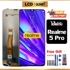 หน้าจอ LCD oppo Realme 5 Pro แท้ สำหรับ เรียวมี 5Pro จอ อะไหล่มือถือ พร้อมทัชสกรีน ไขควงฟรีและกาวฟรี