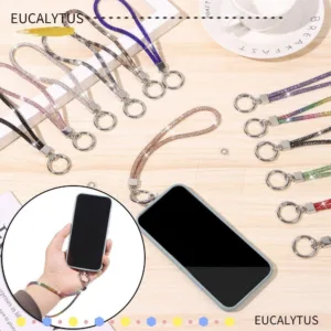 Eutus สายคล้องโทรศัพท์มือถือ ประดับพลอยเทียม หรูหรา