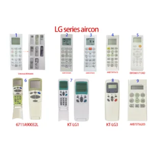 รีโมทสากล remote รีโมทแอร์ LG รีโมท ใช้ได้กับทุกรุ่น การเลือกชุดLG