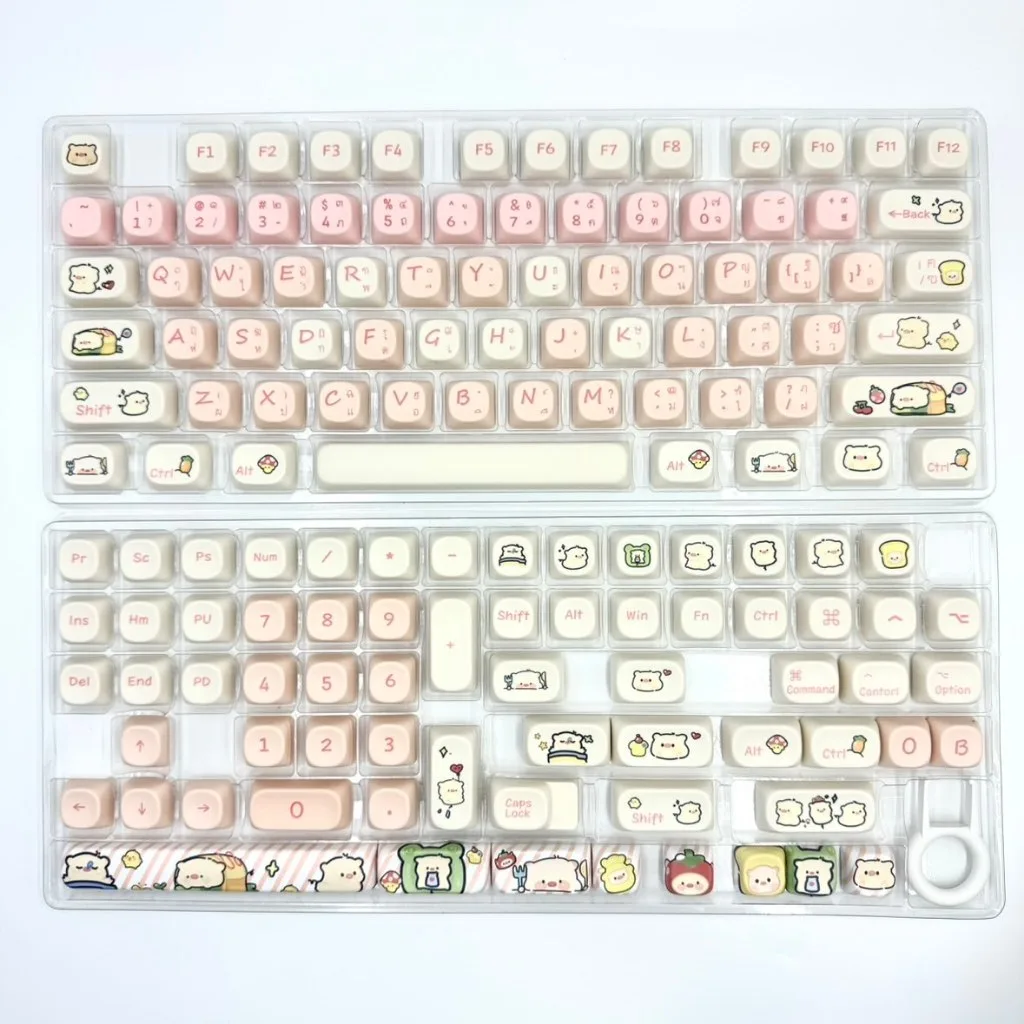 ⚡พร้อมส่งจากไทย⚡คีย์แคปไทย keycap Kuromi  Gundam DIYสำหรับ mechanical keyboard