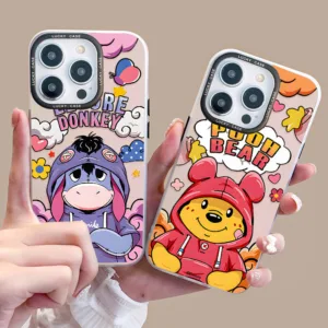 【ส่งจากไทย】คูลหมีพูห์ สำหรับ VIVO Y15 Y17 Y12S Y21S Y22S Y50 Y95 V25 PRO V23 5G โปร่งใส การ์ตูน case