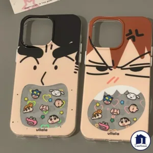 เคสใสนิ่มลายคู่รักสุดฮา Crayon Shin-chan เข้ากันได้กับ ITEL P55 Infinix Smart 8 7 6 Hot 30i 30 40i Note 30 Spark GO 20
