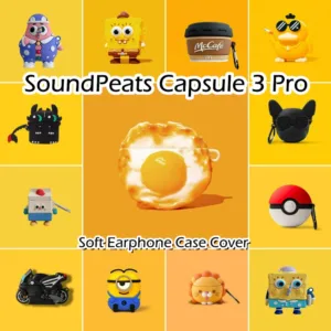 พร้อมส่ง! นําไปใช้กับ SoundPeats Capsule 3 Pro เคส Case ลายการ์ตูนน่ารัก สําหรับ ซิลิโคนนุ่ม เคส เคสหูฟัง NO.1