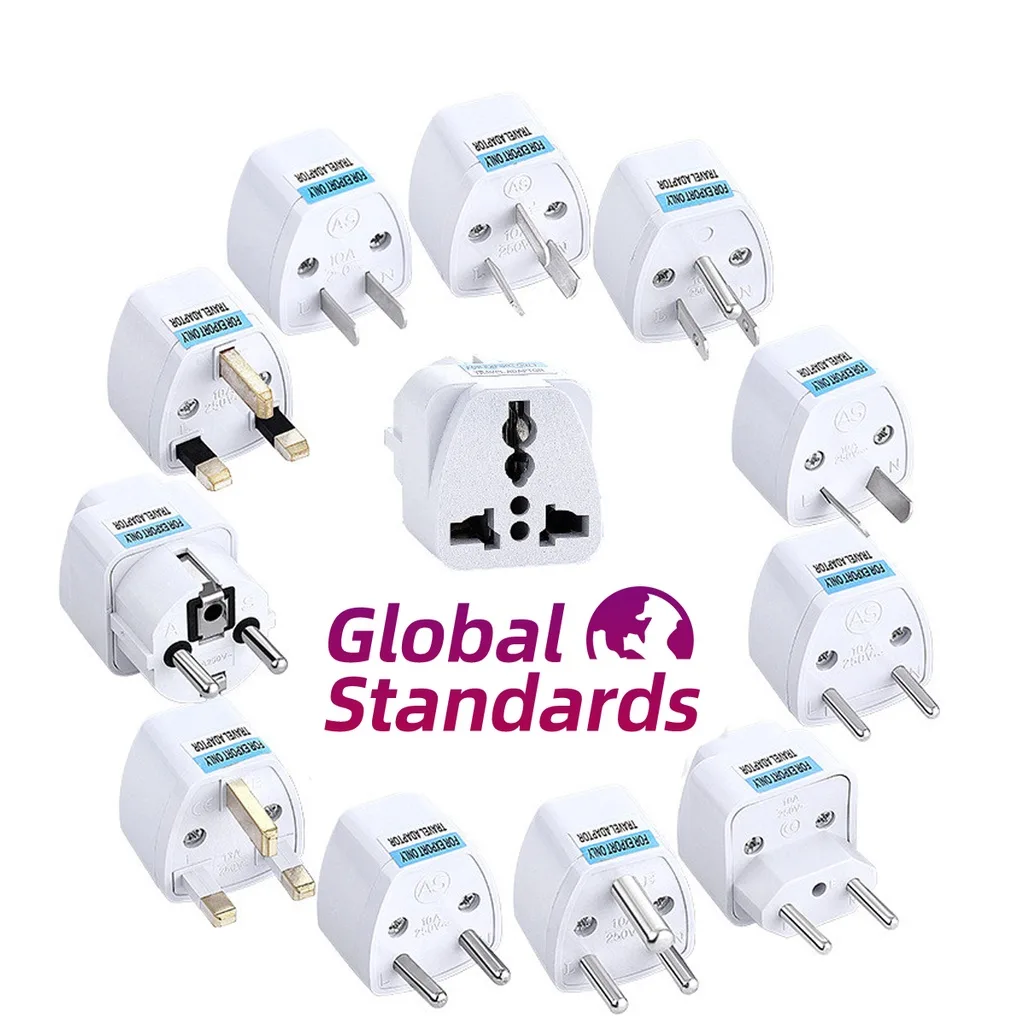 อะแดปเตอร์แปลงปลั๊ก Universal TH EU UK AU GBR Travel Power Plug Charger Adapter Conversion Adaptor Converter