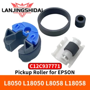 Epson L18050 ลูกกลิ ้ งรถกระบะสําหรับ EPSON EcoTank L8050 L8058 L18050 L18058 C12C937771 ยางลูกกลิ ้ งรถกระบะ
