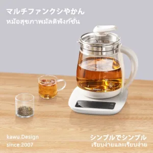【kawu】กาต้มน้ำไฟฟ้าขนาดเล็ก1.5Lกาน้ำชาไฟฟ้า นัดหมายอัจฉริยะ กาต้มน้ำ อเนกประสงค์ กาต้มน้ำเพื่อสุขภาพ