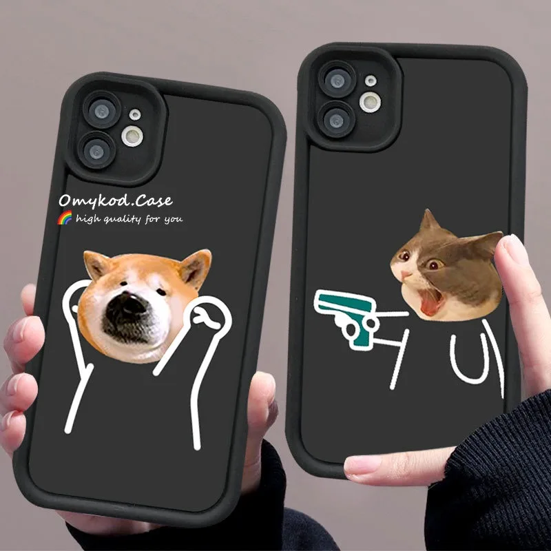 เคสโทรศัพท์มือถือแบบนิ่ม หนา ลายการ์ตูนตลก สําหรับ Redmi 13C 10 A1 9C 9T Note 13 Pro Plus 5G 12 11 10 8 xiaomi 12 11 Lite Poco X6 Pro 5G