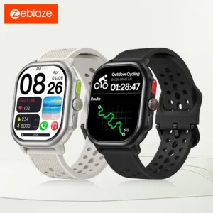ใหม ่ Zeblaze Beyond 3 PRO GPS สมาร ์ ทวอท ์ ช 2.15'AMOLED จอแสดงผล GPS ในตัวและเส ้ นทางนําเข ้ า Make/Receive โทรศัพท ์ โทร Smartwatch