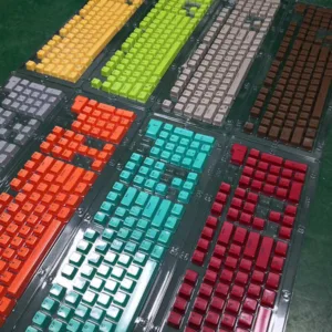 keycap keycap ไทย ปุ่มกด PBT พิเศษสีสันสดใสทึบแสง overmolding การปรับตัว 61 64 68 75 82 87 104