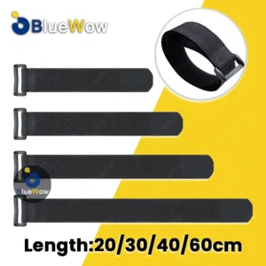 [5 แพ็ค] สายรัดสายเคเบิล BlueWow นํากลับมาใช้ใหม่ได้รัด Cinch สายรัดห่วงลวด