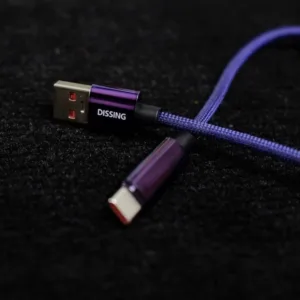 สายชาร์จ ไนลอนถัก Dissing DS012  USB-A to C (66W) ขนาด1.2เมตร ชาร์จไว มีหน้าจอ แสดงกำลังไฟ