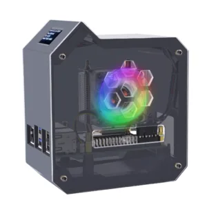 ชุดทาวเวอร์ ขนาดเล็ก 52Pi พร้อมโมดูล OLED 0.96 นิ้ว สําหรับ Raspberry Pi 5 Pi 5 8GB 4GB