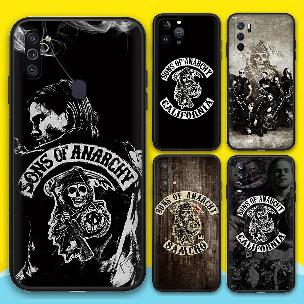 เคสโทรศัพท์มือถือแบบนิ่ม ลาย Sons Of Anarchy Season 7 สําหรับ Samsung Galaxy A21S A22 A22S A23 A24 A31 A32 A33 A34 JT42