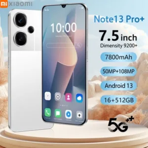 โทรศัพท์มือถือ Note13 Pro+แรม16GB รอม512GBหน่วยความจําขนาดใหญ่ รองรับแอพธนาคาร 7.5นิ้วหน้าจอเต็ม android โทรศัพท์ถูกๆ