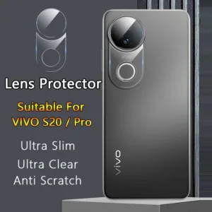 2pack เลนส์สําหรับ VIVO S20 S19 S18 S17 S16 / Pro S18E S17E Ultra Clear Slim Soft FET ฟิล์ม Anti Scratch กลับกล้องเลนส์ฝาครอบ Guard - ไม่ใช่กระจกนิรภัย
