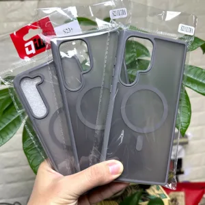 เคสโทรศัพท์มือถือแบบแข็ง ผิวด้าน แม่เหล็ก กันกระแทก หรูหรา สําหรับ Samsung Galaxy S24 S23 S22 Ultra Plus