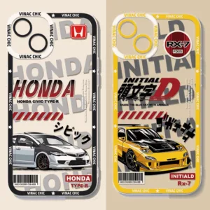 เคสโทรศัพท์ซิลิโคน แบบนิ่ม ลายอนิเมะ Initial D กันกระแทก สําหรับ Samsung Galaxy A05 A04 A54 A05S A04S A14 A34 A53 A31 A23 A52 A52S A20 A50 A30 A71 A32 A03 A13 A30S A20S M10 A11 A12 A10 A10S