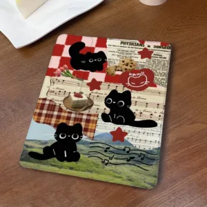 [iPad Air 5] เคส 2022 10th Air 5 10.9 New Pro11 2020 2021 กันตก ปากกา ช่องใส่ iPad 9th 8th 7th 10.2 5th 6th air3 mini4 5 การ์ตูนแมวน่ารัก