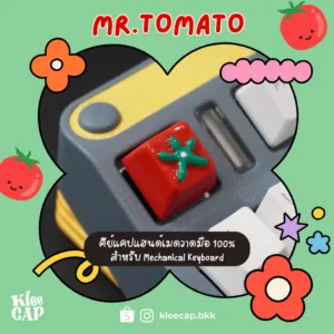 keycap แฮนด์เมด คีย์แคปลาย mr.tomato