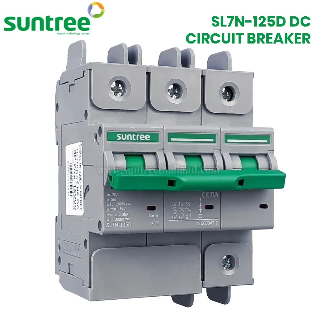 Suntree SL7N-125D DC Circuit Breaker ตัวเลือก 3P 20A