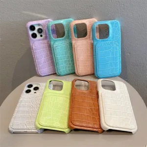 ใส่การ์ดจระเข้ SamsungS24 S23 FE S22 S21 PLUS S20 ultra Note20 Note20 ultra Note10 Note10plus หรูหราแฟชั่นหนังโทรศัพท์มือถือกรณี