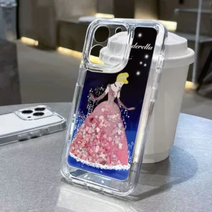 เคสโทรศัพท์มือถือแบบนิ่ม ใส มีทรายไหล แต่งกลิตเตอร์ ระยิบระยับ ลายหัวใจ สีชมพู หรูหรา สําหรับ Xiaomi 13 Mi 11 Lite 5G NE Mi 13T Pro 12 12T 11T 14 Pro Poco X5 X3 X4 F5 Pro F3