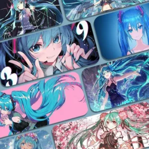 Bandai Hatsune Miku INS Tide แผ่นรองเมาส์สําหรับเล่นเกมการ์ตูนขนาดใหญ่คีย์บอร์ดเมาส์แผ่นรองโต๊ะอุปกรณ์เสริม Padmouse โต๊ะเล่น
