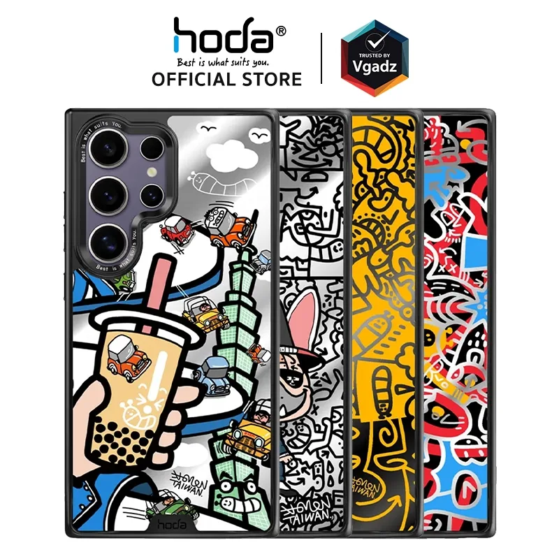 Hoda x Mido เคสสำหรับ Galaxy S24 Ultra รุ่น Diverse Case Military Standard wMagnet (Mirror Glass Back Plate)