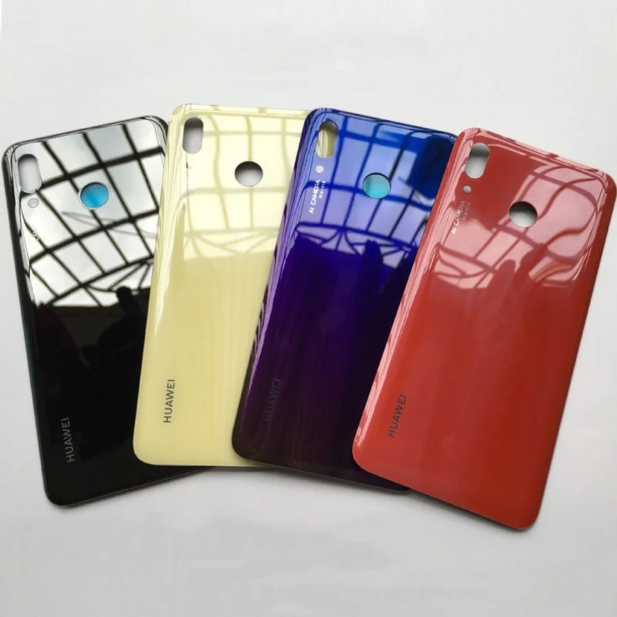6.3 "สําหรับ Huawei Nova 3 แก้วแบตเตอรี่ฝาหลังด้านหลังกรณีประตู Nova3 กระจกด้านหลังอะไหล่ซ่อม + กาว