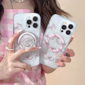 เคสโทรศัพท์มือถืออะคริลิคแม่เหล็ก รองรับแม่เหล็ก สําหรับ iphone case 15 Pro Max 14 Pro Max 13 Pro Max 12 Pro Max