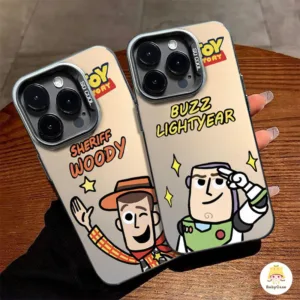 แฟชั่นน่ารักของเล่นการ์ตูนบัซไลท์เยียล์เคสนุ่มสำหรับ iPhone 11 15 14 12 13 Pro Max XR 7Plus 15 7 14 8 Plus XS X Max