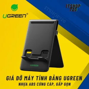 Ugreen LP406 ที่วางแท็บเล็ต | พับได้ | มีช่องสายชาร์จ | พลาสติก ABS แข็งแรง
