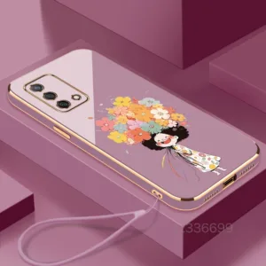 ใหม่ เคสโทรศัพท์ซิลิโคน ลายดอกไม้ สําหรับ OPPO A54 4G OPPO A55 4G OPPO A74 4G OPPO A95 OPPO A74 5G OPPO A79 5G 2024