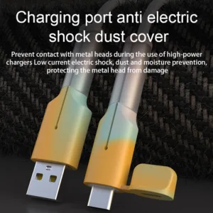 【สําหรับ Android 】ขายดี ตัวป้องกันสายเคเบิล ซิลิโคน USB เป็น Type-C ตัวป้องกันสายข้อมูล / เคสป้องกัน ที่ม้วนเก็บสายเคเบิล สําหรับสายชาร์จ Android