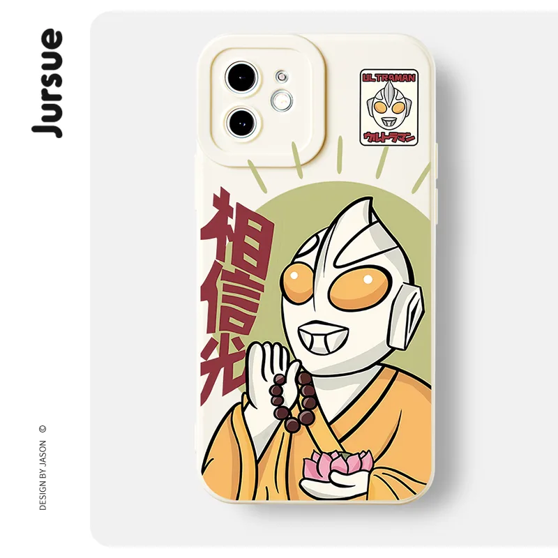 JURSUE เคสไอโฟน เคสซิลิโคนนุ่มกันกระแทกการ์ตูนอนิเมะตลก เคสโทรศัพท์ Compatible for iPhone 16 15 14 13 12 11 Pro Max SE 2020 X XR XS 8 7 Plus พลัส Y4607