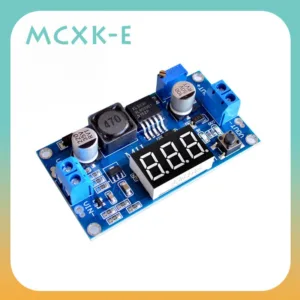 Dc-dc XL6009 โมดูลพาวเวอร์ซัพพลายดิจิทัล สเต็ปอัพ ปรับได้ 4.5-32V เป็น 5-52V ตัวควบคุมแรงดันไฟฟ้า พร้อมโวลต์มิเตอร์ LED