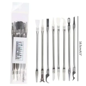 8 Pcs DIY แกะจอIC ซ่อมเครื่องมือชุดชิป IC CPU โลหะ Crowbar เครื่องมือ