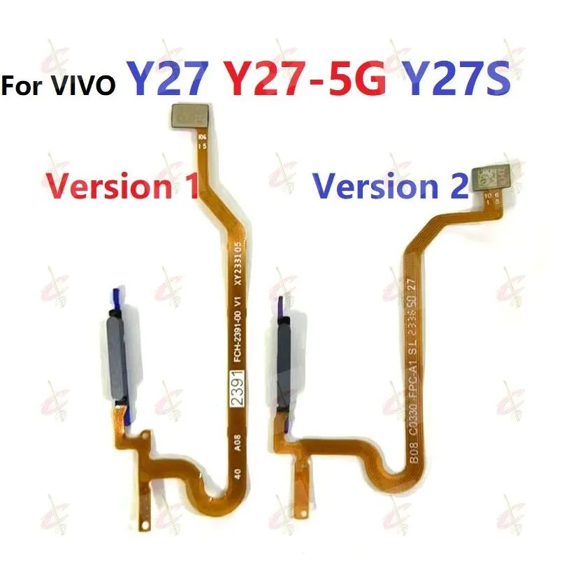 สแกนนิ้ว แพรสแกนนิ้ว ( Finger ) ปุ่มเปิดปิด สําหรับ vivo Y27 4G 5G Y27S