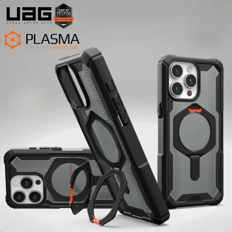 UAG iPhone 11 12 13 14 15 Pro Max 14 15 Plus เคสซิลิโคนฝาหลังสัมผัสนุ่ม PLASMA XTE with Magnetic