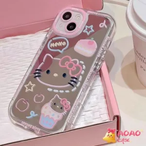 แฟชั่นน่ารัก เฮลโลคิตตี้y สตาร์ซอฟท์ เคสไอโฟน 13 11 15 12 14 Pro Max XR 7Plus X XS Max 14 8 15 Plus SE 2020