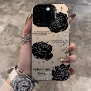 ❤️จัดส่งทันที❤️เคสไอโฟน11 12 13 14 15 16 Pro Max กุหลาบสแปลชก์อันสวยงามหรูหรา Case For iPhone 13PM