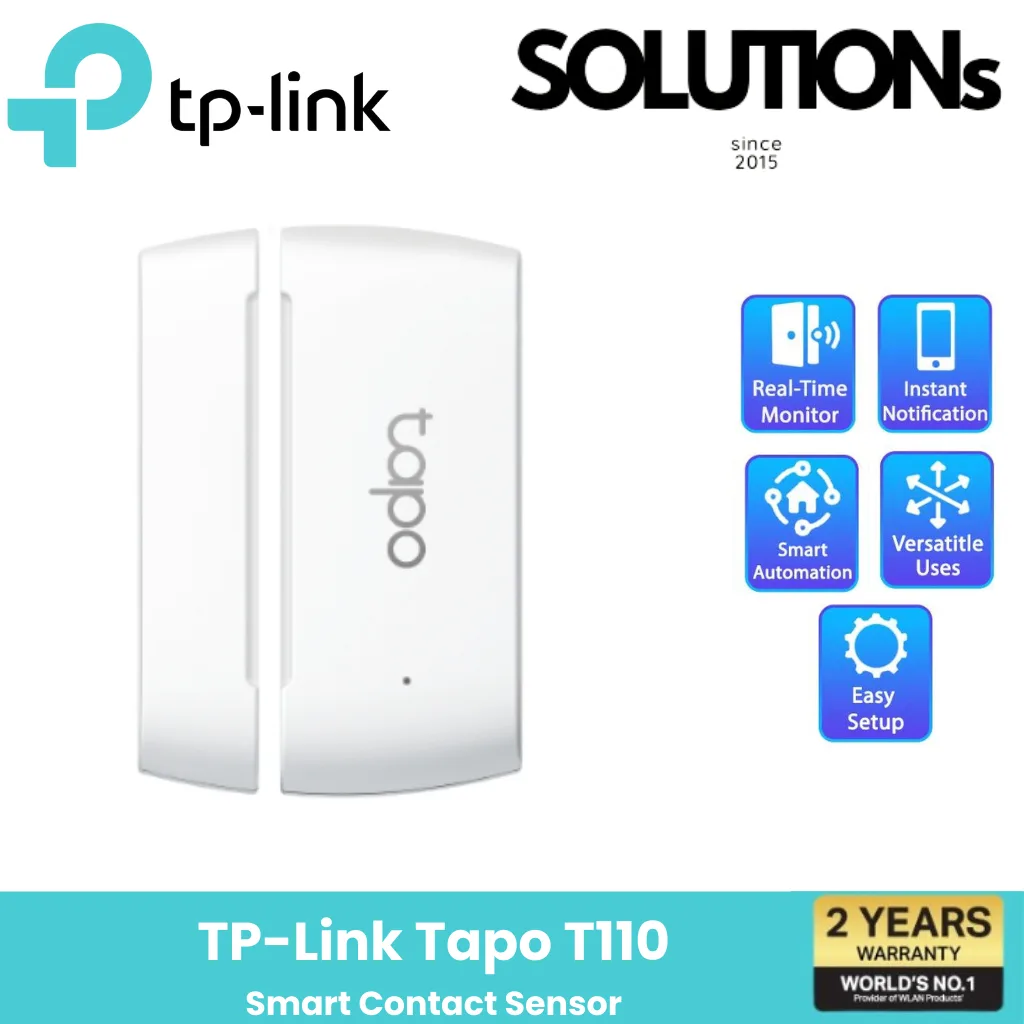 TP-Link Tapo T110 Smart Contact Sensor เซนเซอร์ประตูและหน้าต่างอัจฉริยะ รับประกัน 2 ปี
