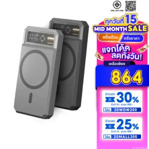 [738บ. ลดโหด] Orsen by Eloop EW55 MagCharge Magnetic 20000mAh PD 20W แบตสำรองไร้สาย PowerBank พาวเวอร์แบงค์