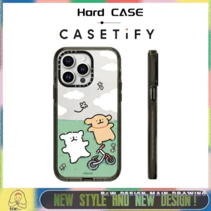 เคสโทรศัพท์มือถือแบบแข็ง กันกระแทก ลายการ์ตูนสุนัข สําหรับ IPhone 15 ProMax 15Pro 15 14 13 12 11 Pro Max
