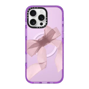 CASETiFY | Pink Organza Ribbon #เคสกันกระแทก For iPhone 16 Pro Max ลายแนะนำ